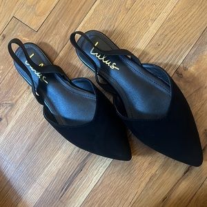 Lulus black flats